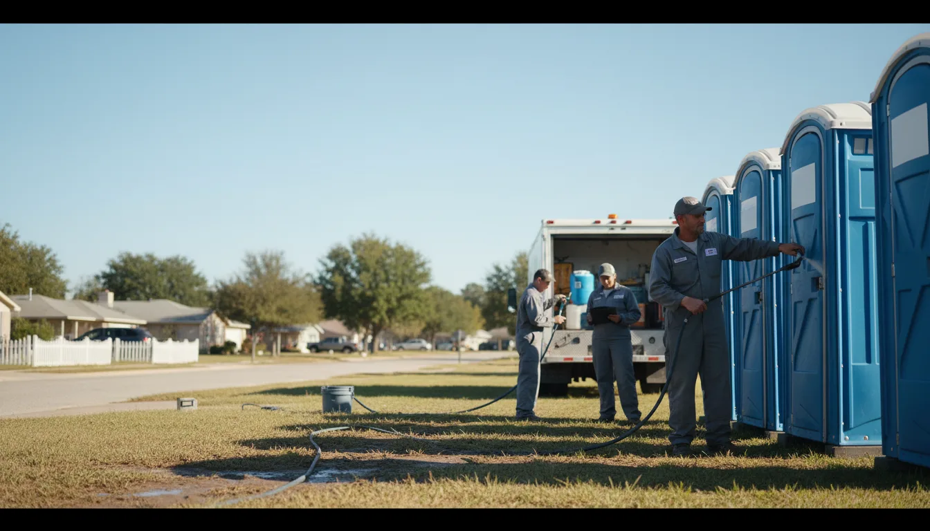 Long-Term Portable Toilet Rental in Enola, AR near me